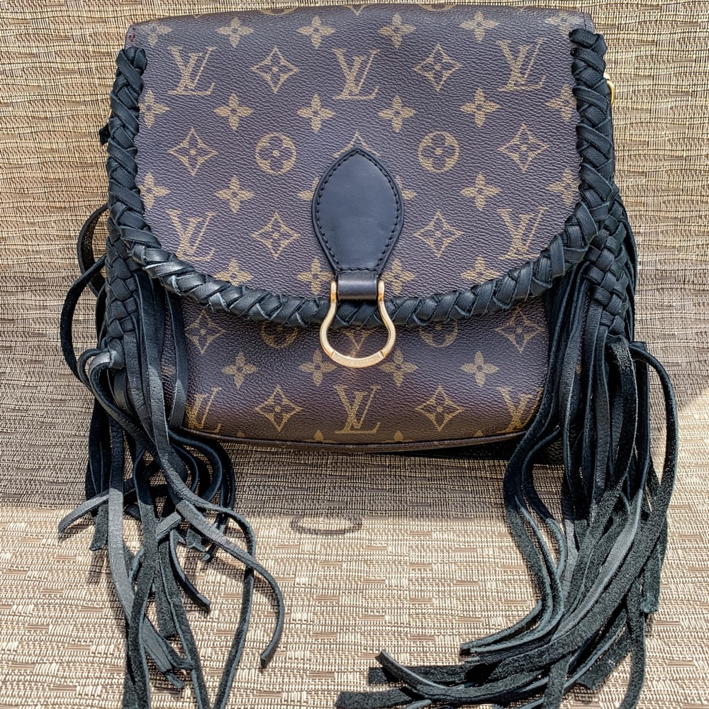 SOLD Authentic Fringed Louis Vuitton Saint Cloud